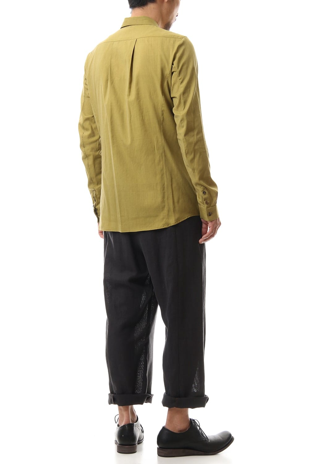 Shirt Silk cotton sandblast Dirty Yellow