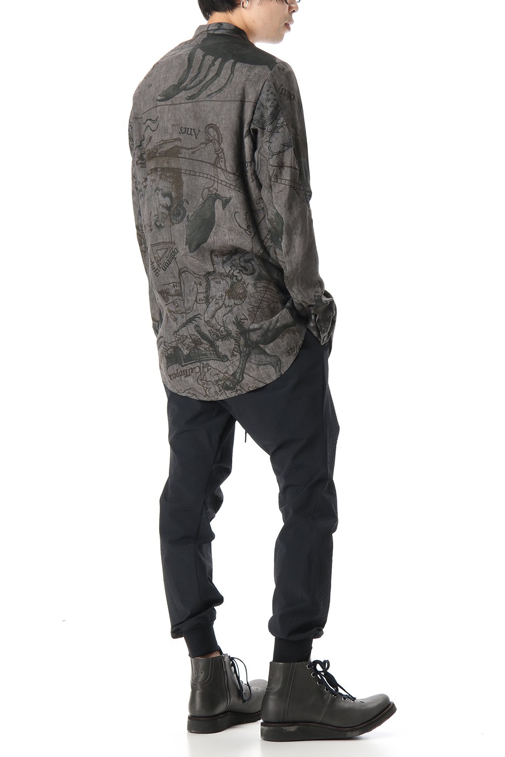 Easy pants Nylon shrink stretch