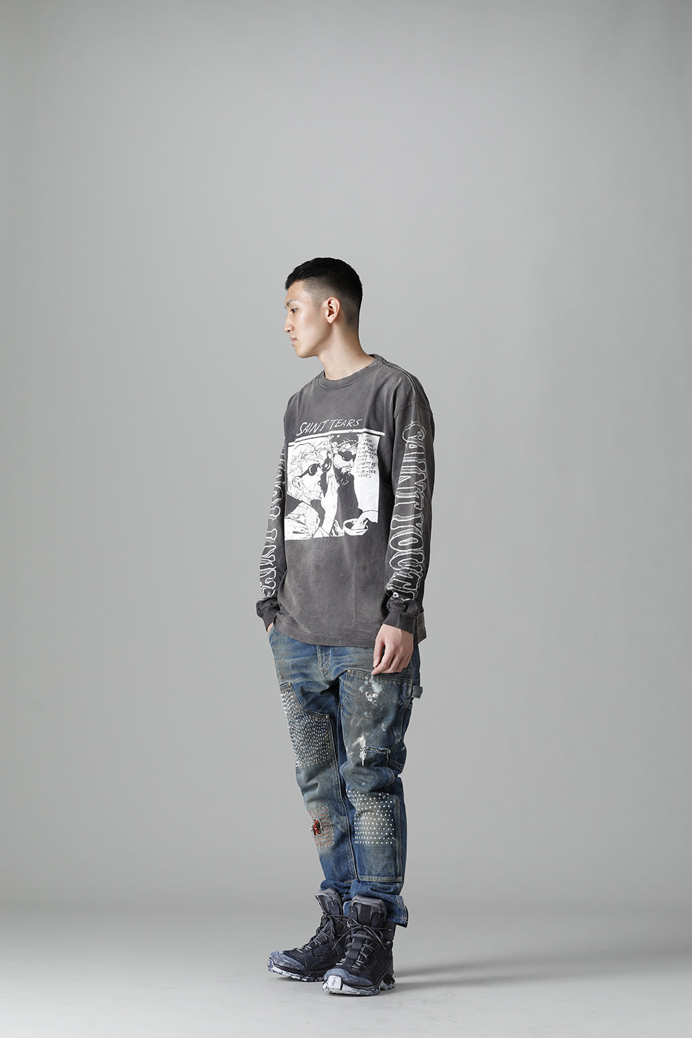 ©SAINT M×××××× × DENIM TEARS Sonic Youth Long sleeve T-shirt