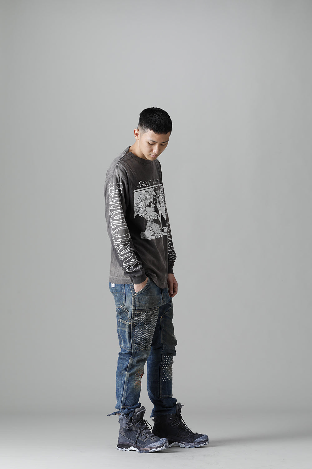 ©SAINT M×××××× × DENIM TEARS Sonic Youth Long sleeve T-shirt