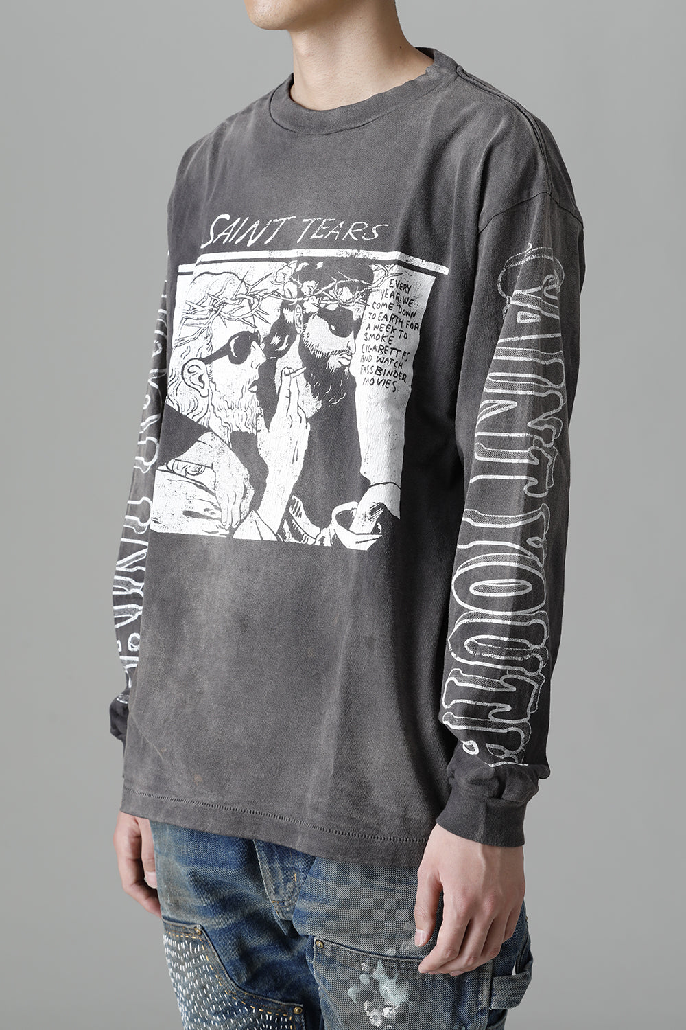 ©SAINT M×××××× × DENIM TEARS Sonic Youth Long sleeve T-shirt