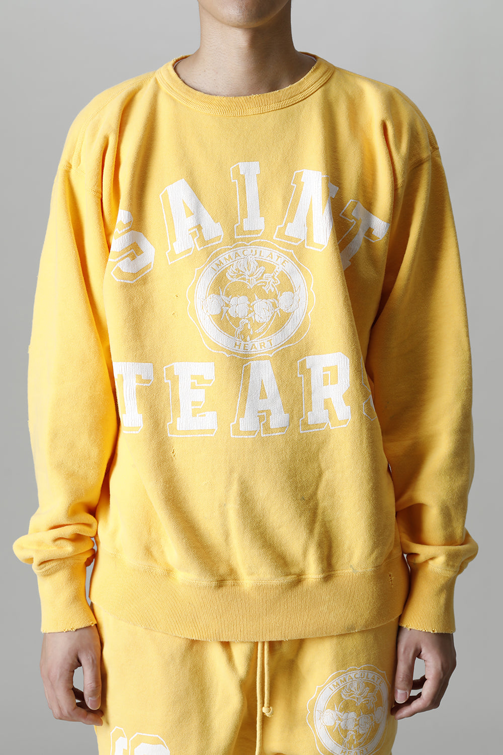 ©SAINT M×××××× × DENIM TEARS "SAINT TEARS" Sweat shirt