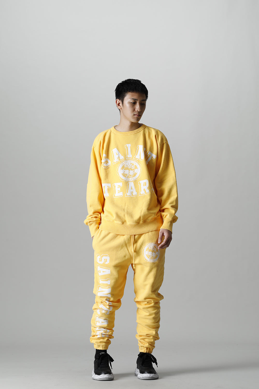 ©SAINT M×××××× × DENIM TEARS "SAINT TEARS" Sweat shirt