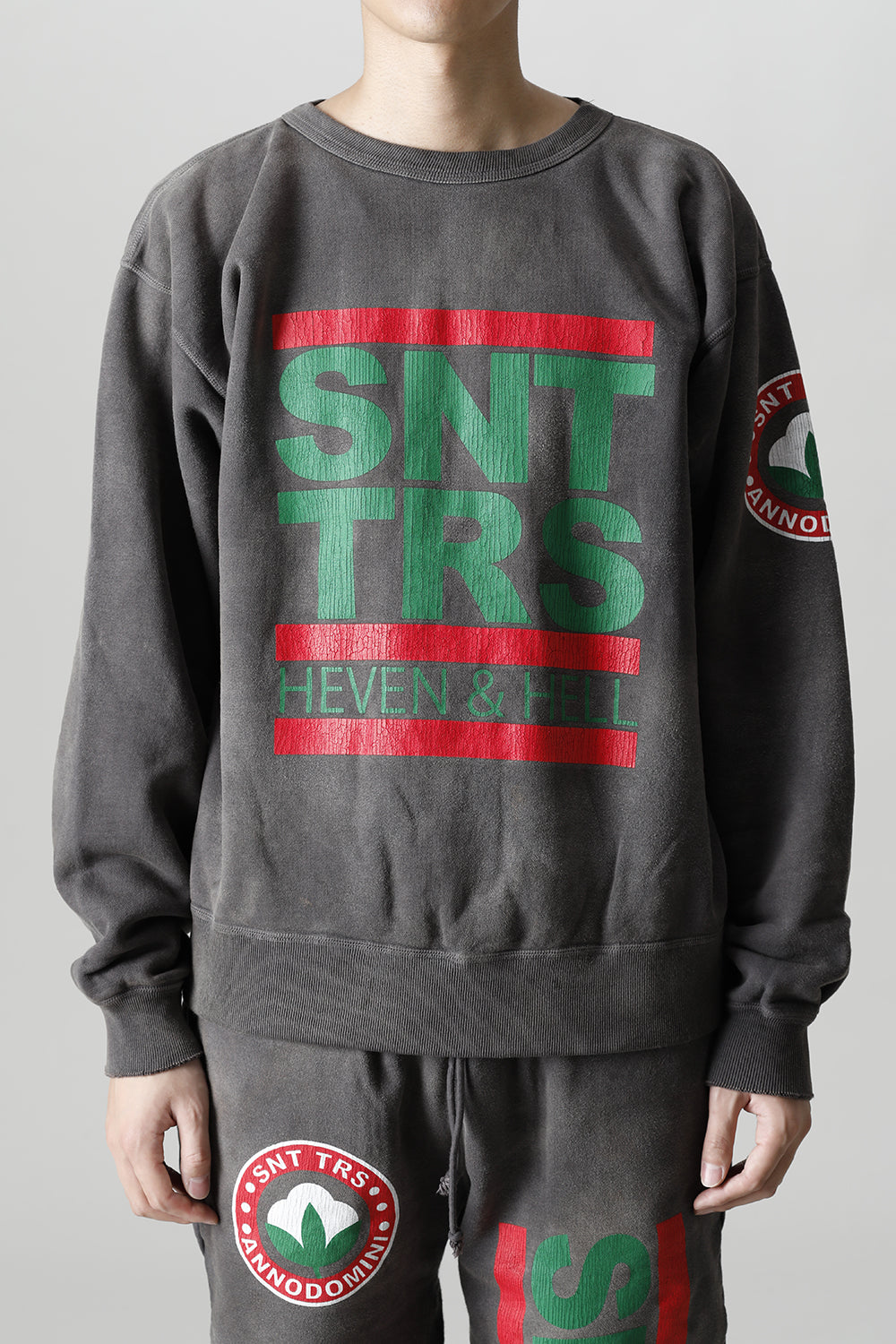 ©SAINT M×××××× × DENIM TEARS "SAINT TEARS" Sweat shirt