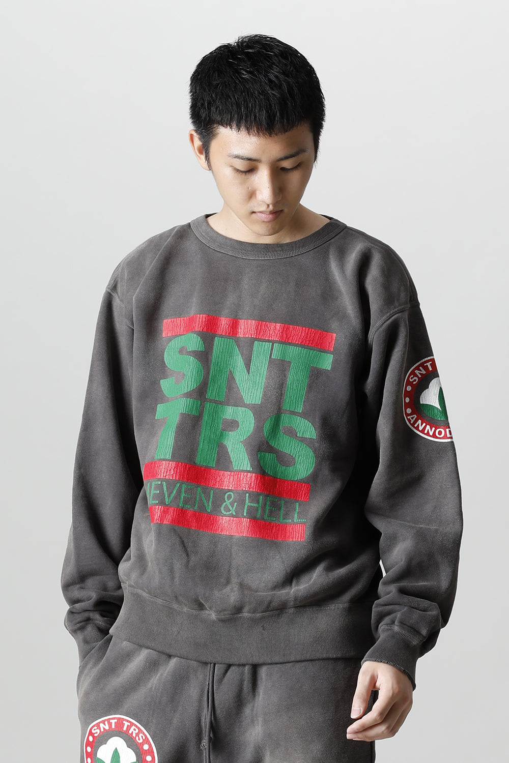 ©SAINT M×××××× × DENIM TEARS "SAINT TEARS" Sweat shirt