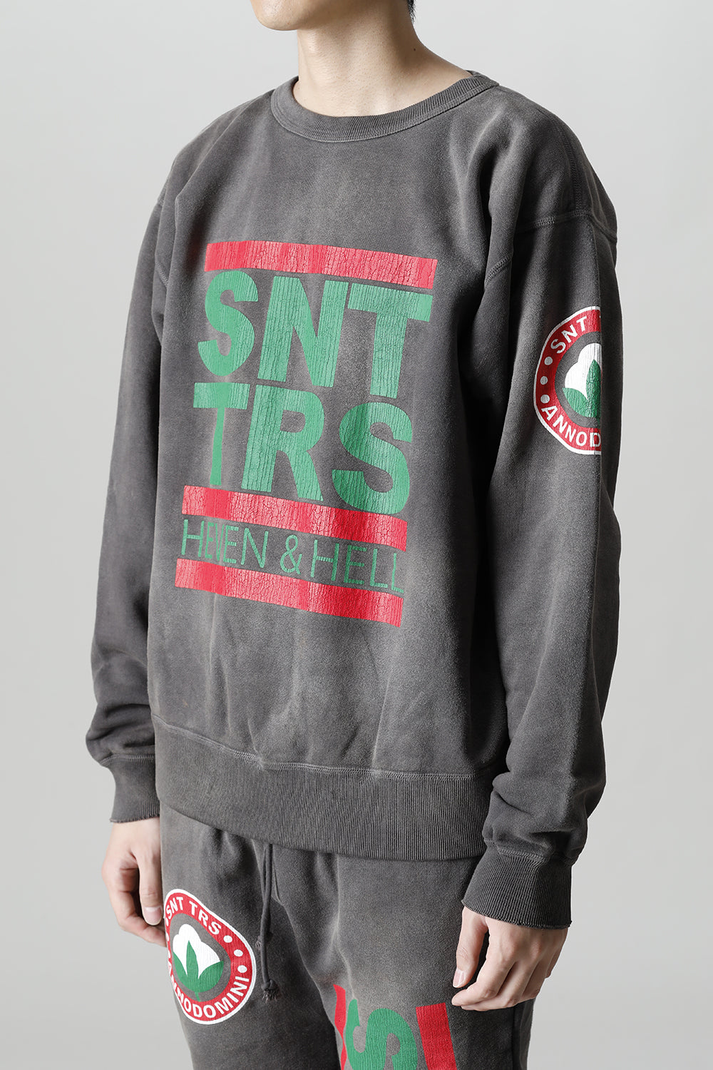 ©SAINT M×××××× × DENIM TEARS "SAINT TEARS" Sweat shirt
