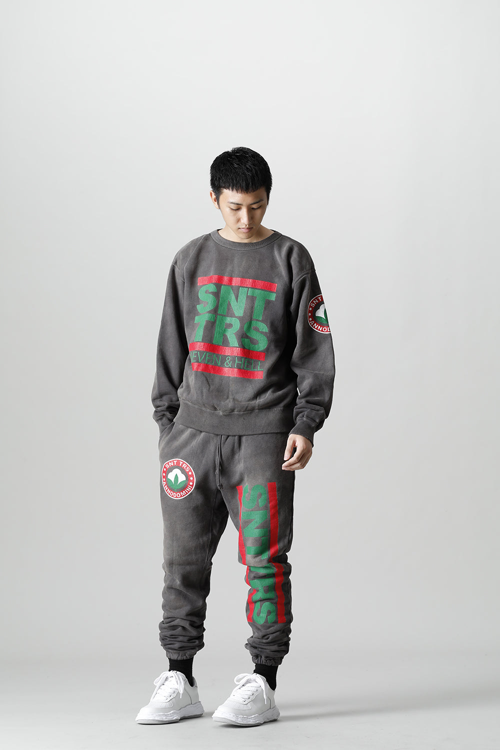 ©SAINT M×××××× × DENIM TEARS "SAINT TEARS" Sweat pants