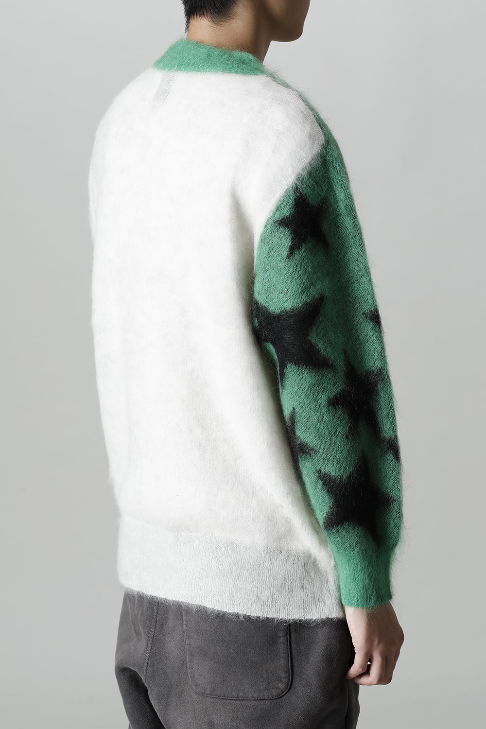 ©SAINT M×××××× × DENIM TEARS Mohair knit Sweater