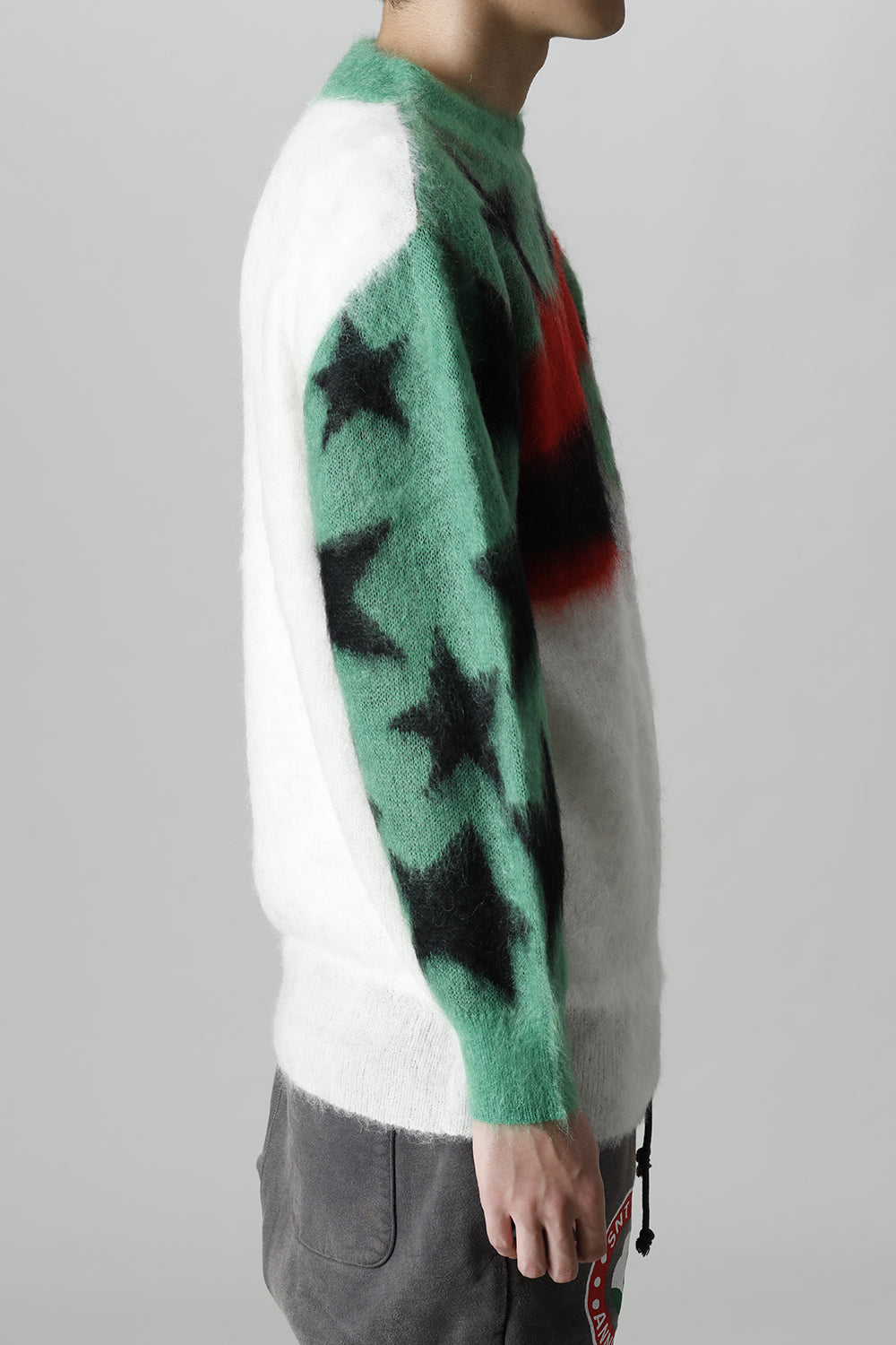 ©SAINT M×××××× × DENIM TEARS Mohair knit Sweater