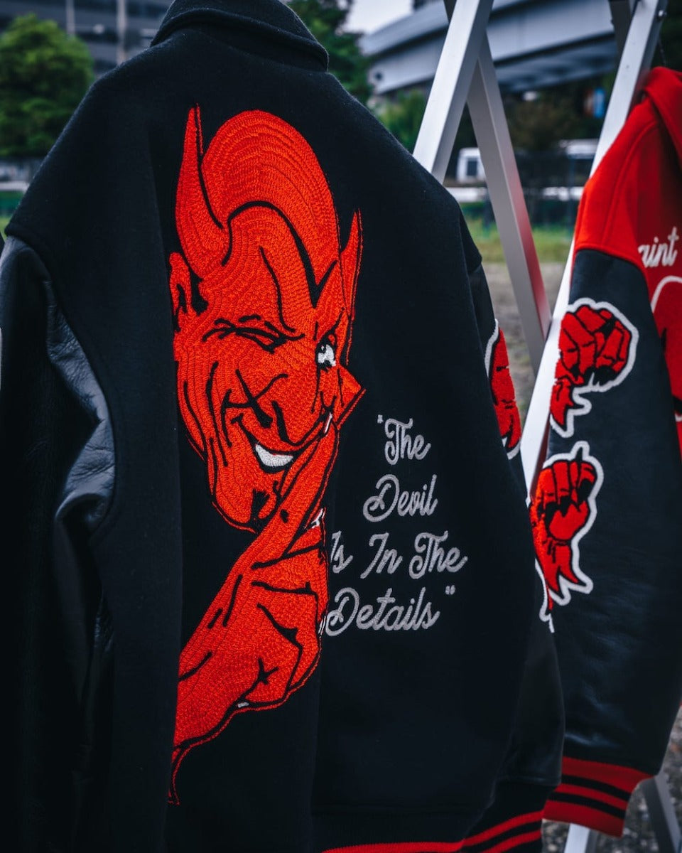 DEVIL Varsity Jacket Red