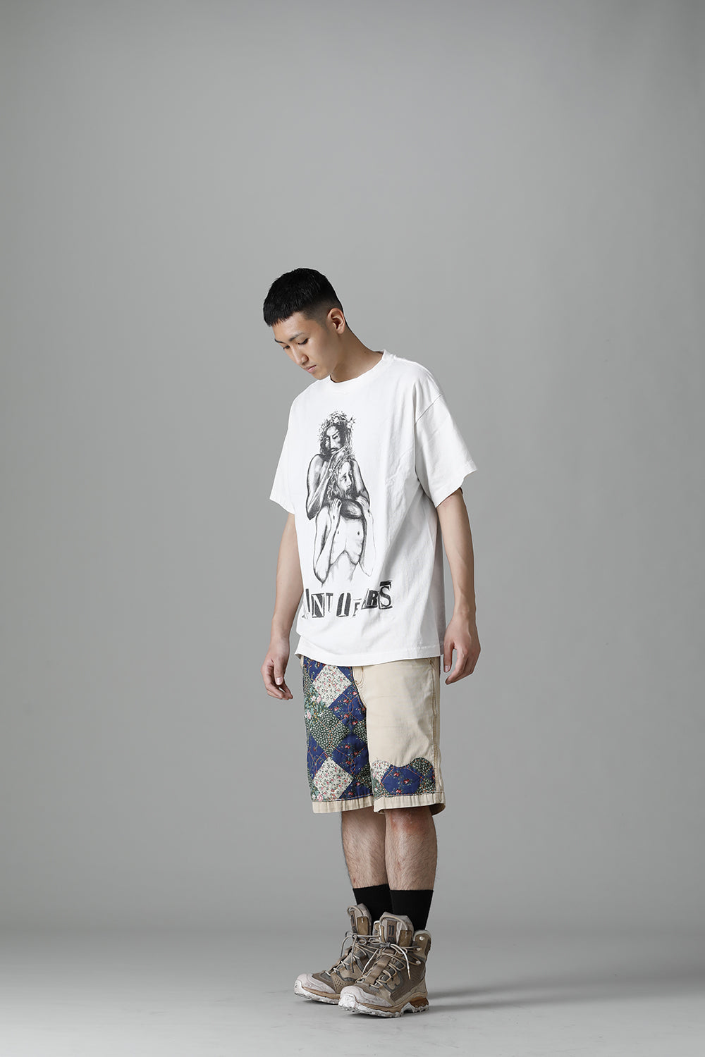 ©SAINT M×××××× × DENIM TEARS DBL Jesus Short sleeve T-shirt