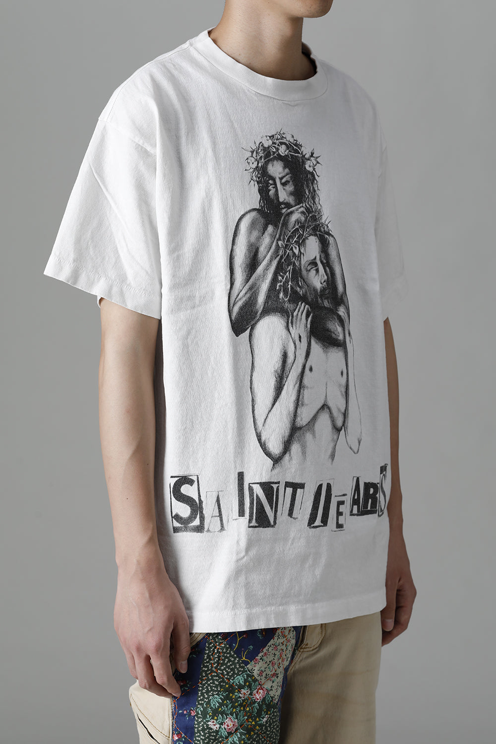 ©SAINT M×××××× × DENIM TEARS DBL Jesus Short sleeve T-shirt