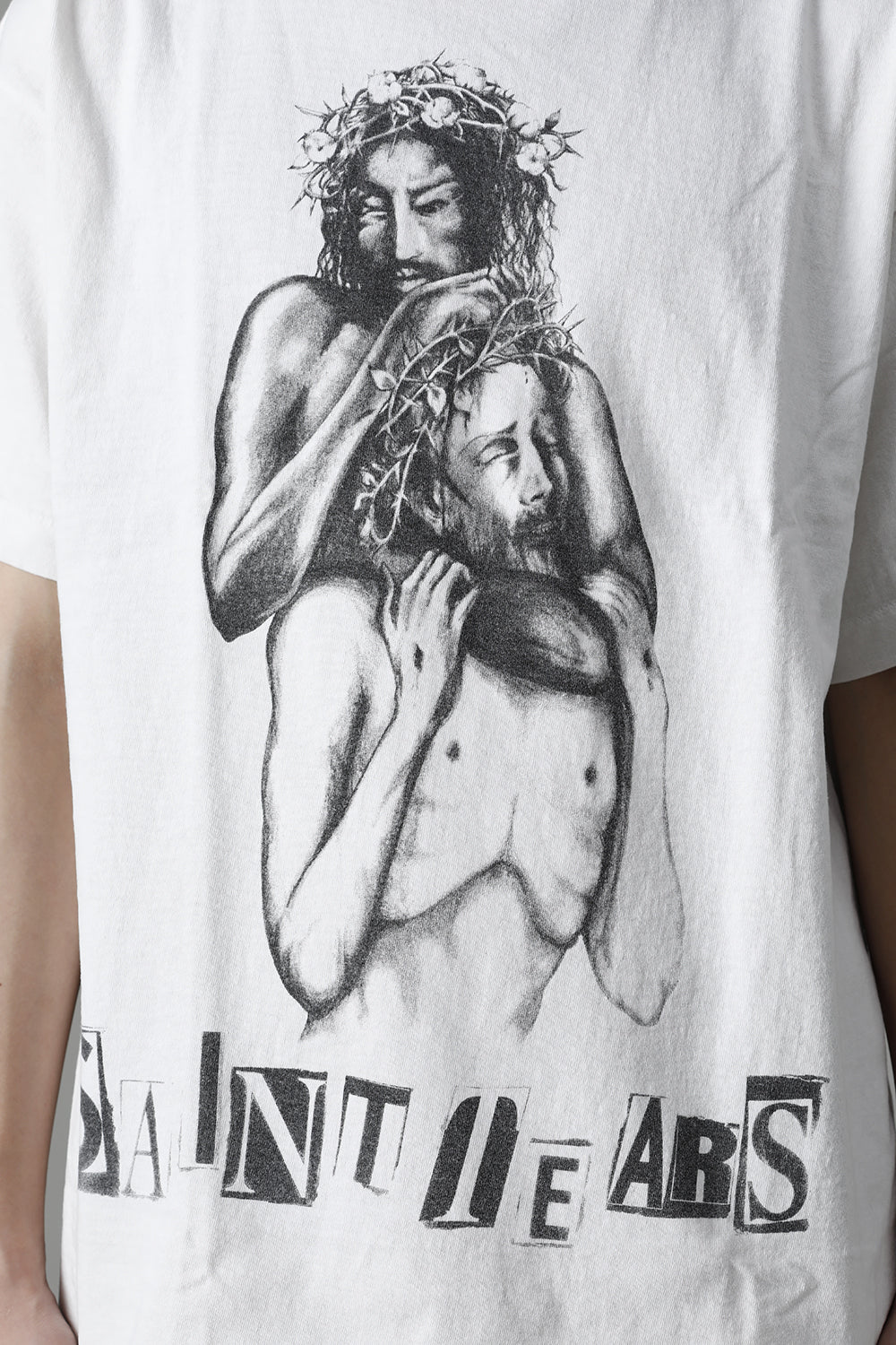 ©SAINT M×××××× × DENIM TEARS DBL Jesus Short sleeve T-shirt
