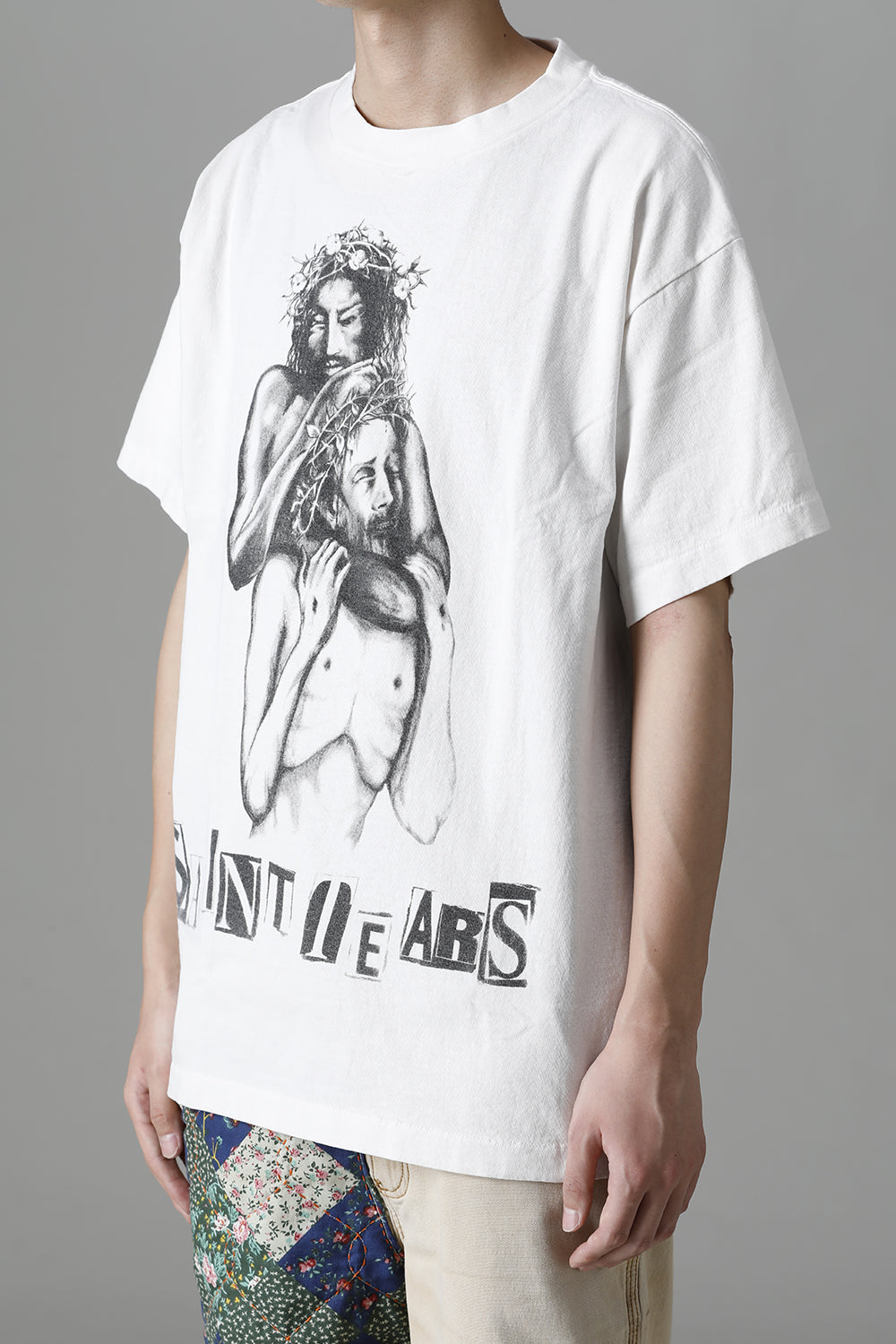 ©SAINT M×××××× × DENIM TEARS DBL Jesus Short sleeve T-shirt