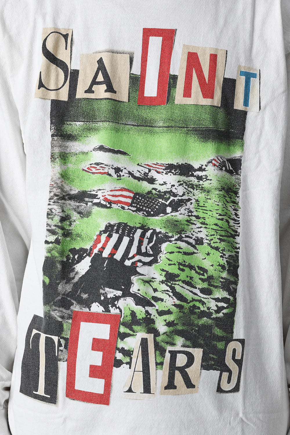 ©SAINT M×××××× × DENIM TEARS Landscape Long sleeve T-shirt