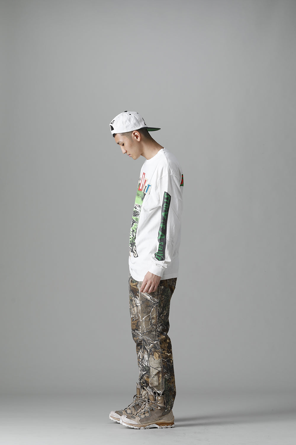 ©SAINT M×××××× × DENIM TEARS Landscape Long sleeve T-shirt