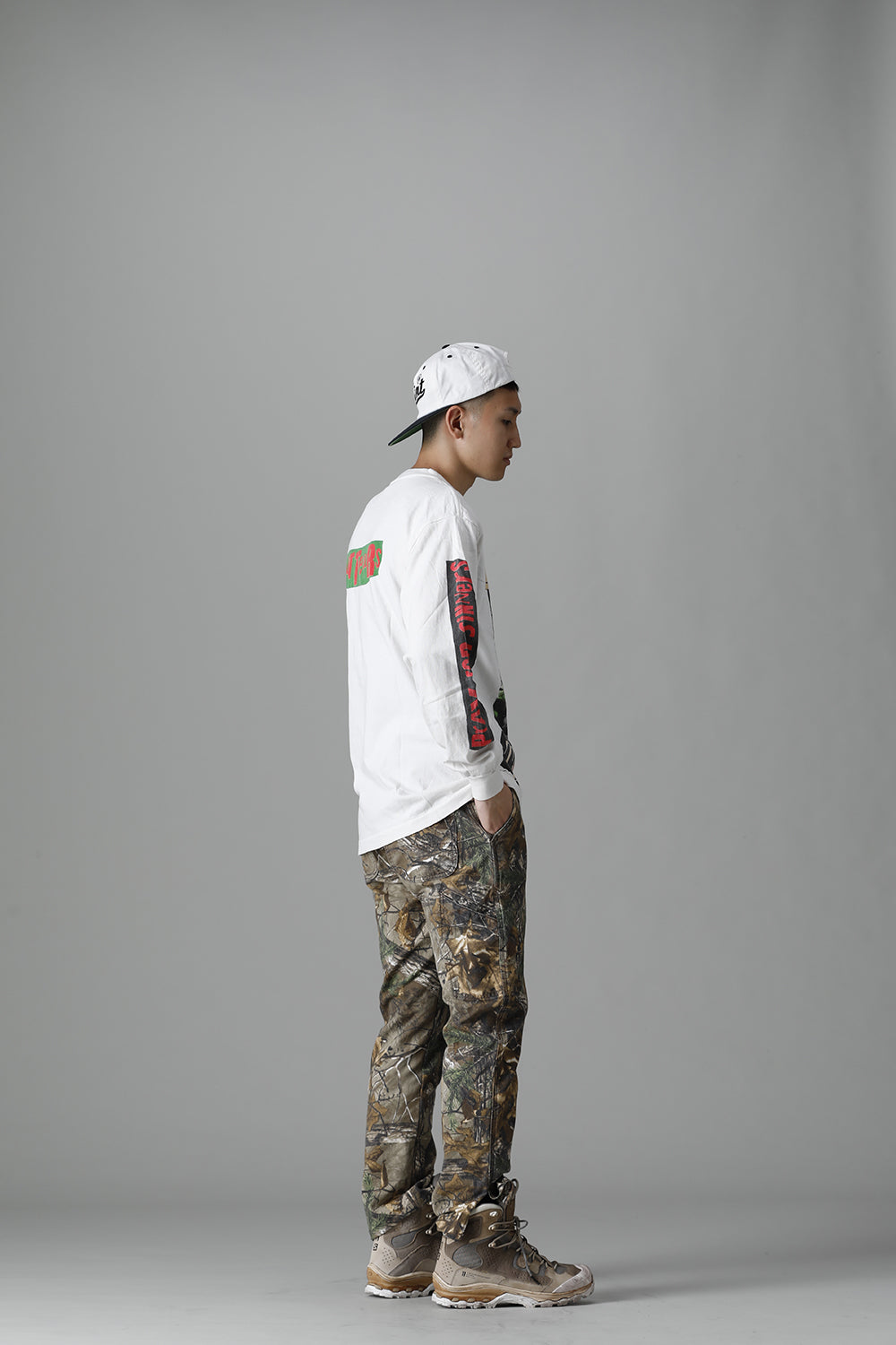 ©SAINT M×××××× × DENIM TEARS Landscape Long sleeve T-shirt