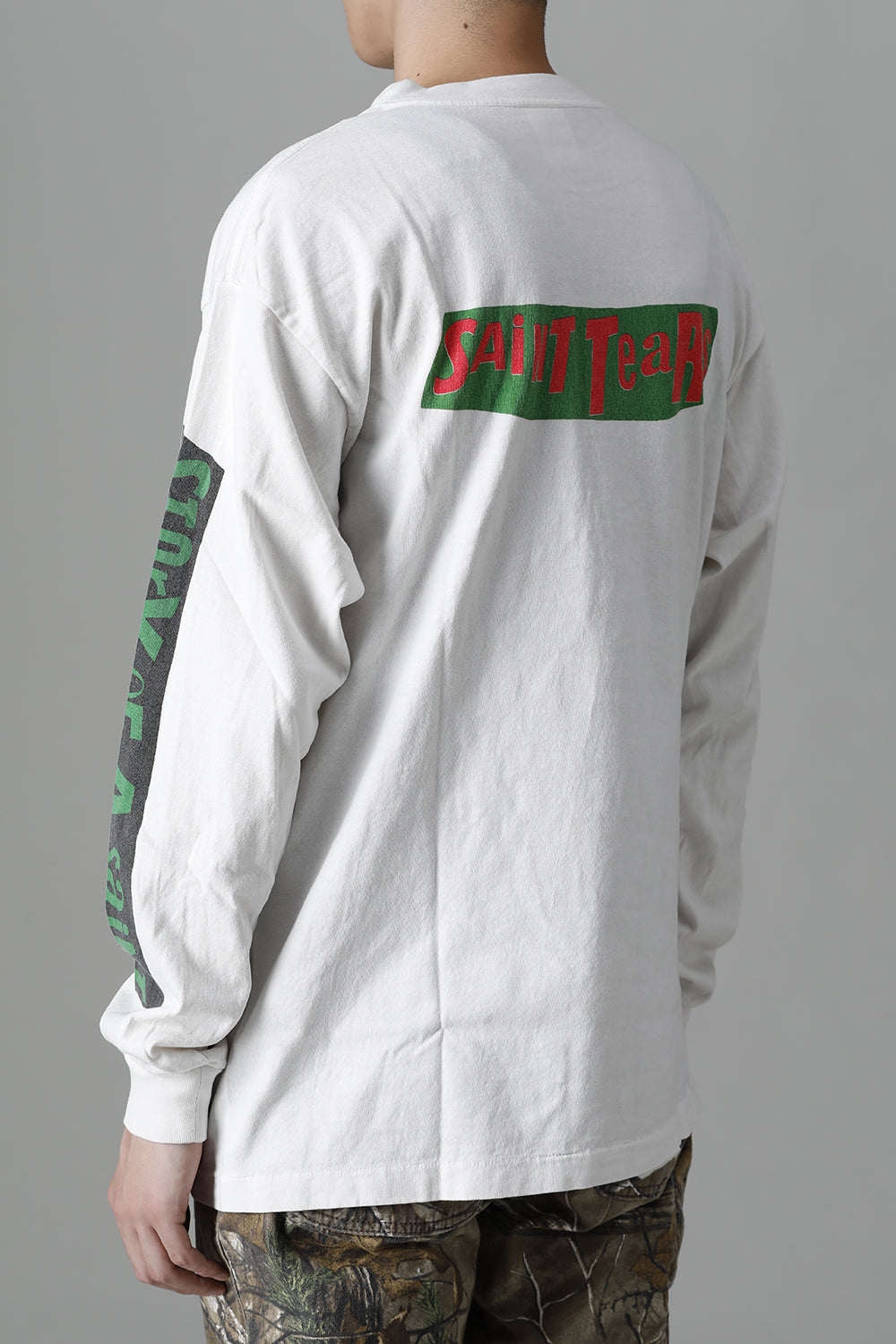 ©SAINT M×××××× × DENIM TEARS Landscape Long sleeve T-shirt