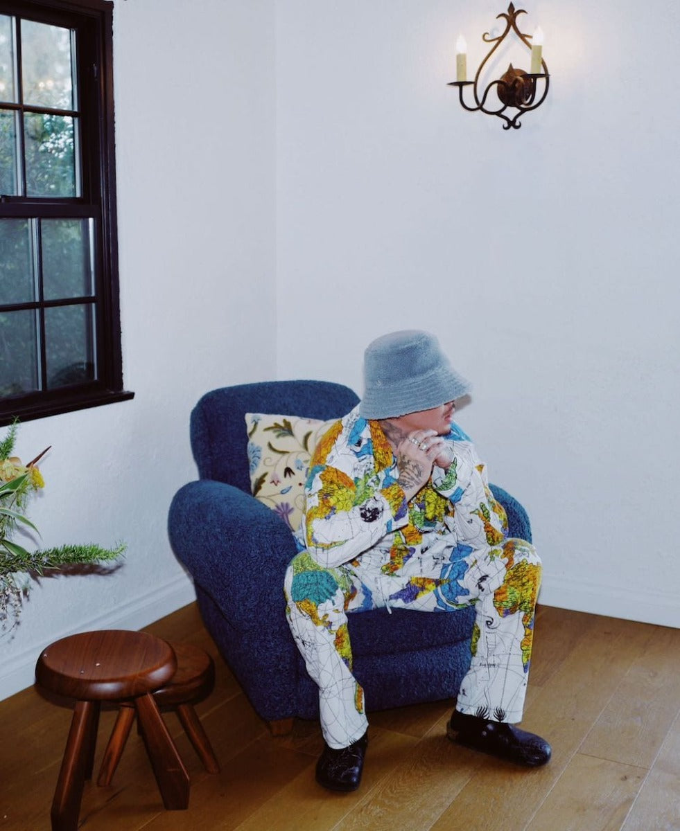 ©SAINT M×××××× × Dr. Woo WORLD MAP Pajama Pants