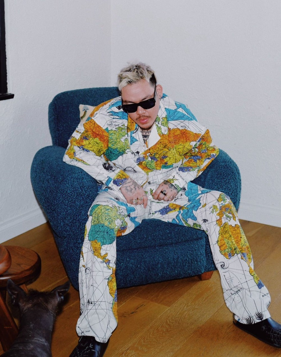 ©SAINT M×××××× × Dr. Woo WORLD MAP Pajama Pants