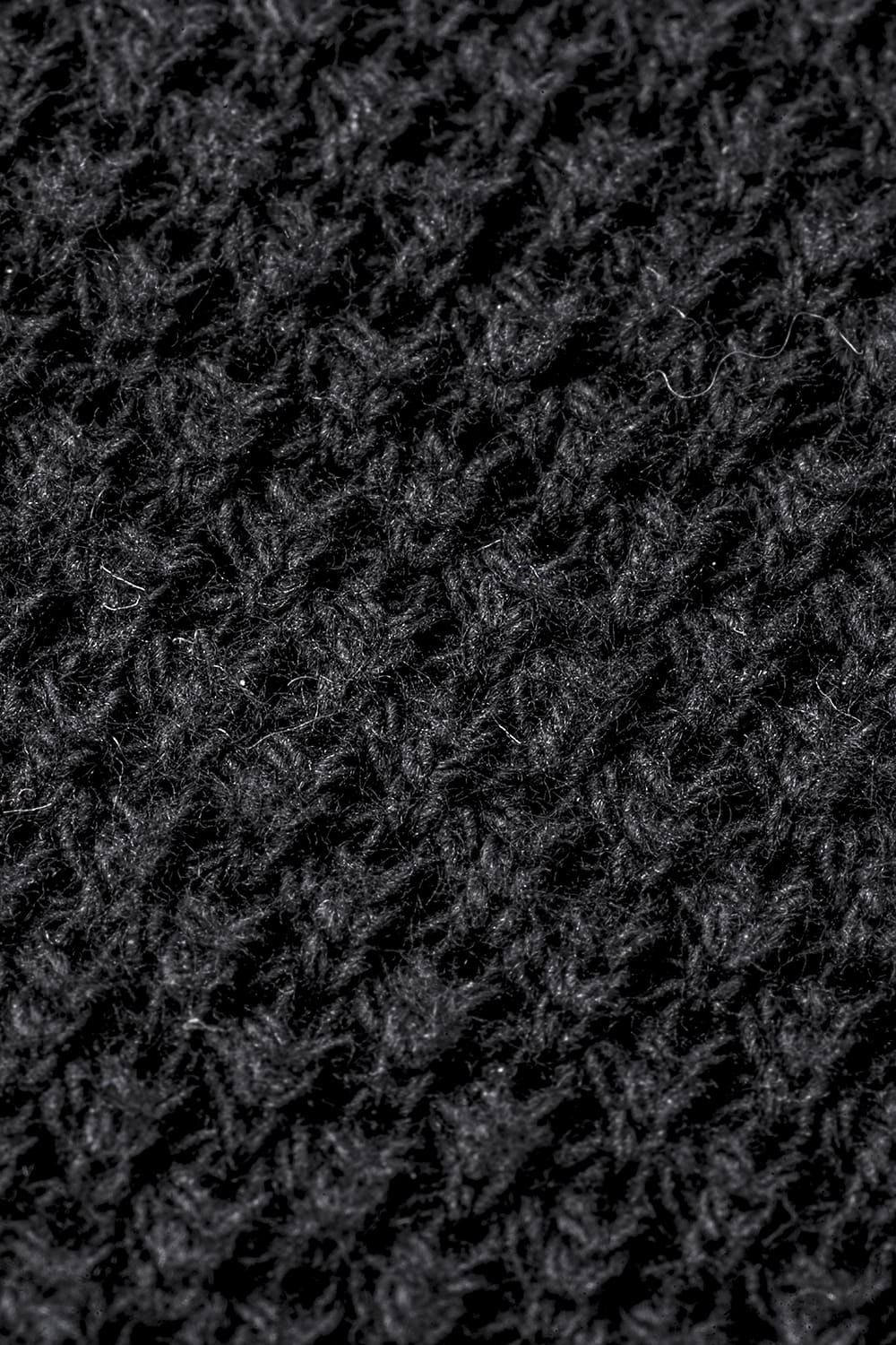 Low-Gauge Big Pique Long Bomber Blouson Black