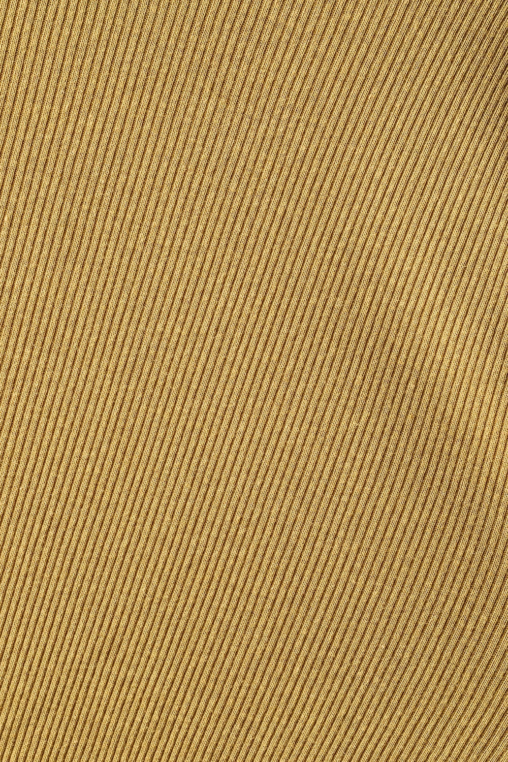 Modal x Cotton Rib Long Sleeve T-Shirt Mustard