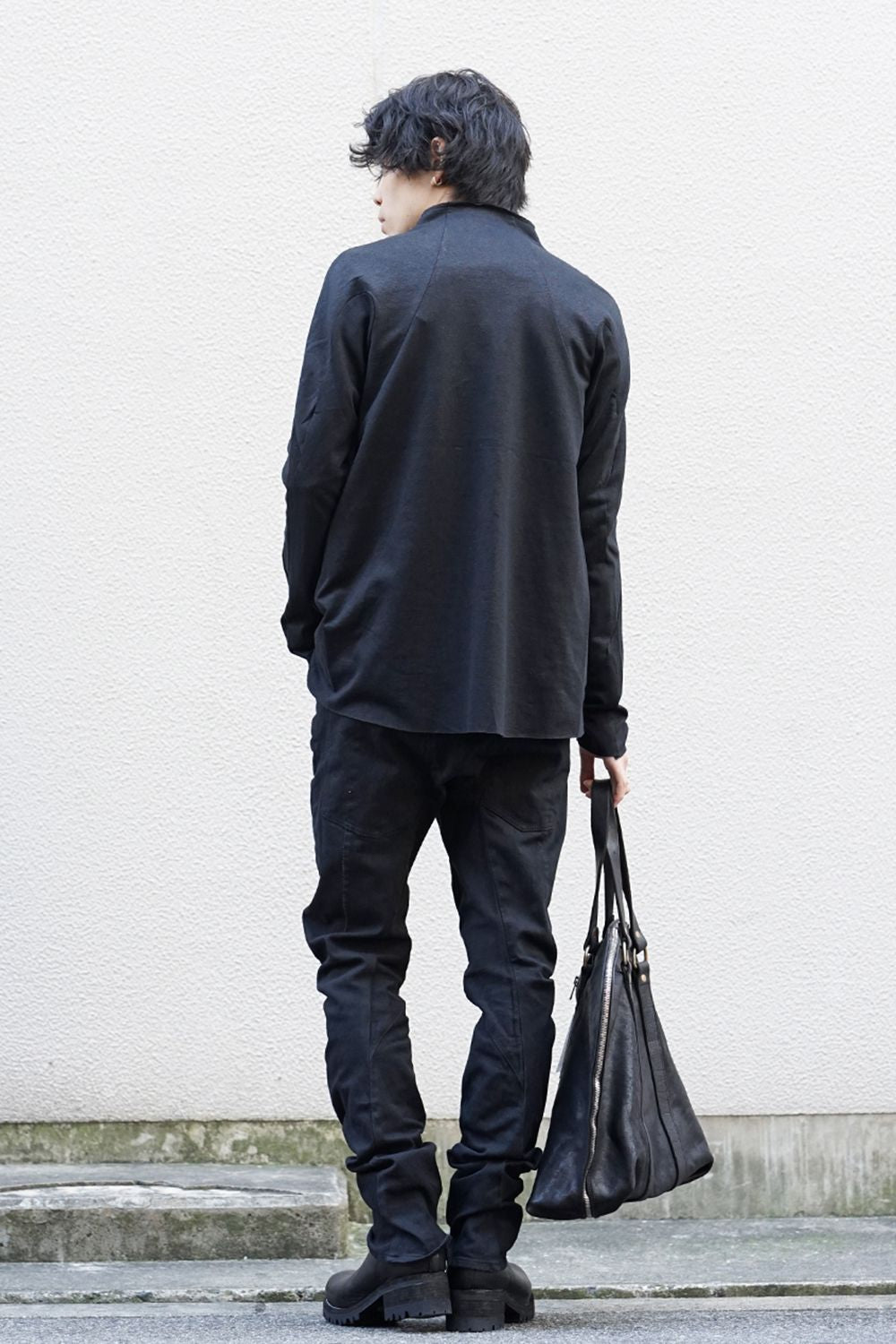 Linen x Cotton Double Face Jersey Cardigan