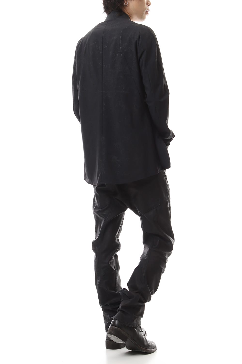 Reflector Coated 4way Stretch Nyon Bomber Shirt Blouson