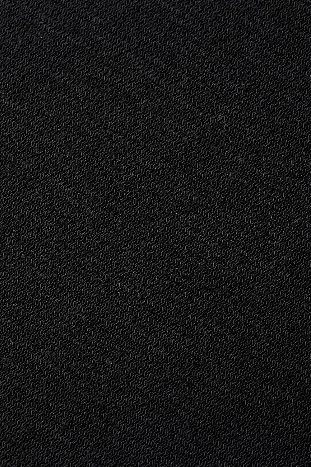 Strong Twist Light Cotton Jersey Twist Long Sleeve T-Shirt Black