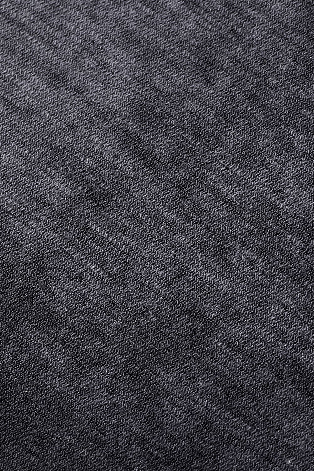 Gradation Cold Dyed Strong Twist Light Cotton Jersey Long Sleeve T-Shirt Gray