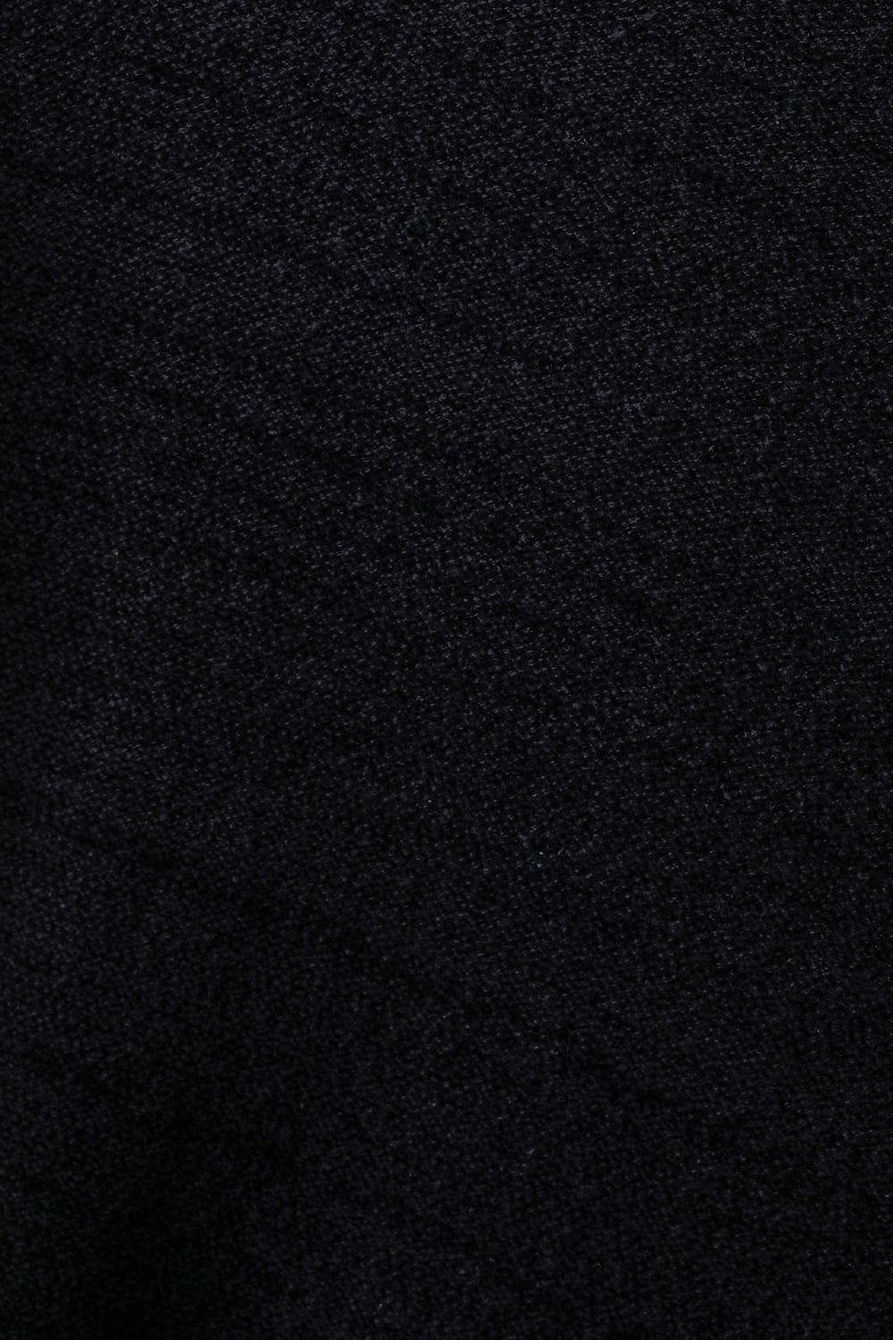 ウールニットWジップハイネックカーディガン ブラック