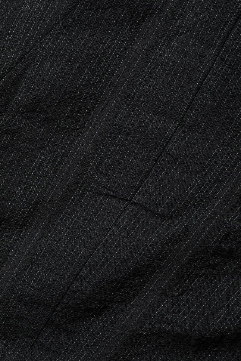 Shrink Pin Stripe Overlock Jacket