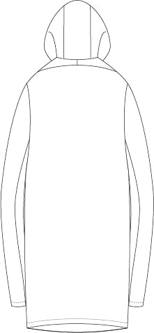 ウールSCABブロークンストライプジャガードフーデットハーフコート