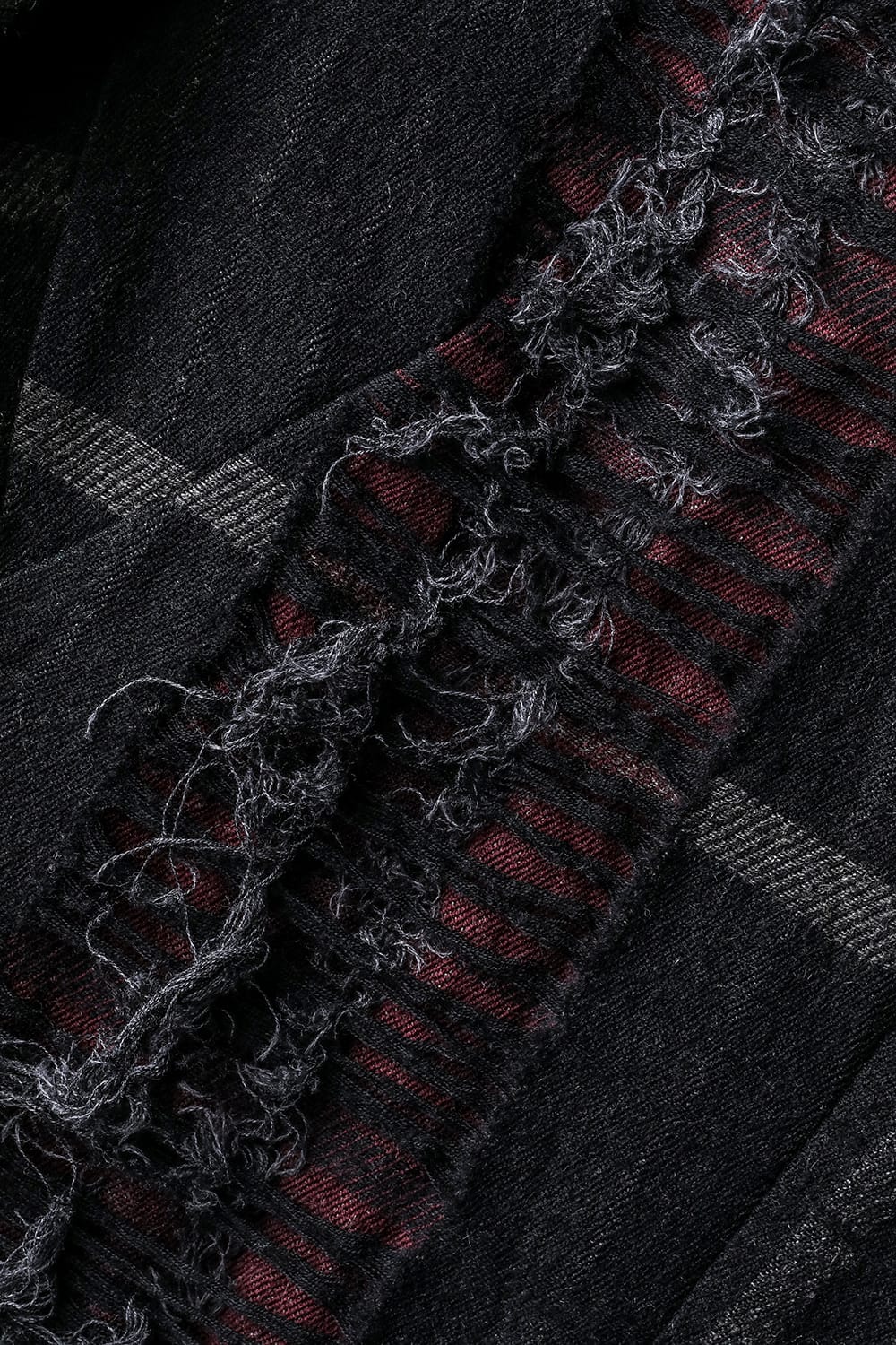 Destroy Random Striped Collarless Jacket