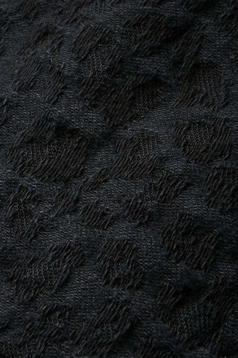 Scab Jacquard Stretch Cotton Denim Hooded Coat