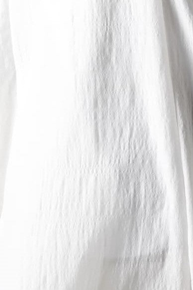 Summer Wool x Cupra Washer Lawn Wrap Apron Tuck Tapered Cropped Pants Bone White