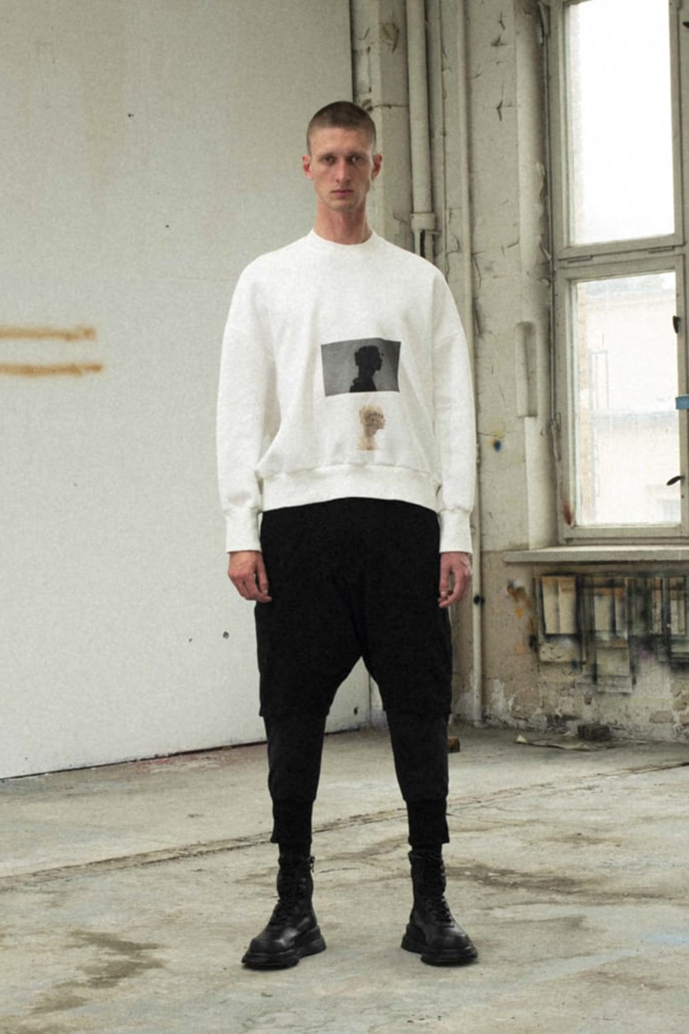 MILITARY LEG POCKET EASY PANTS Plaster