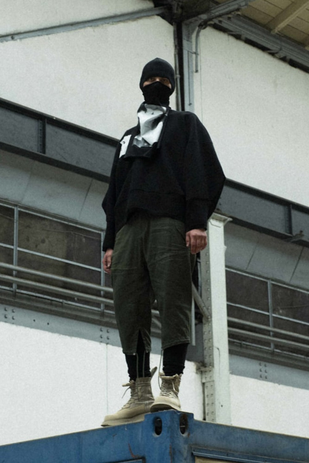 PRINT MIX KNITNG SHIRT