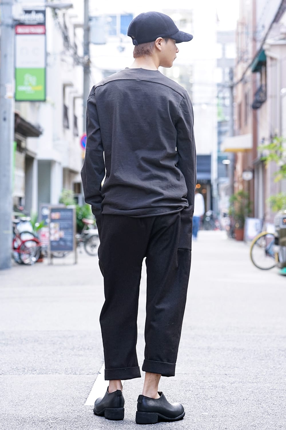 Over Lock Stitch L/S T-Shirts