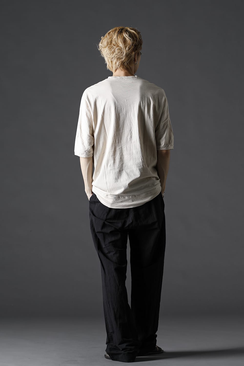 シー アイランド コットン ジャージー ハーフスリーブ ドルマン Tシャツ ベージュ