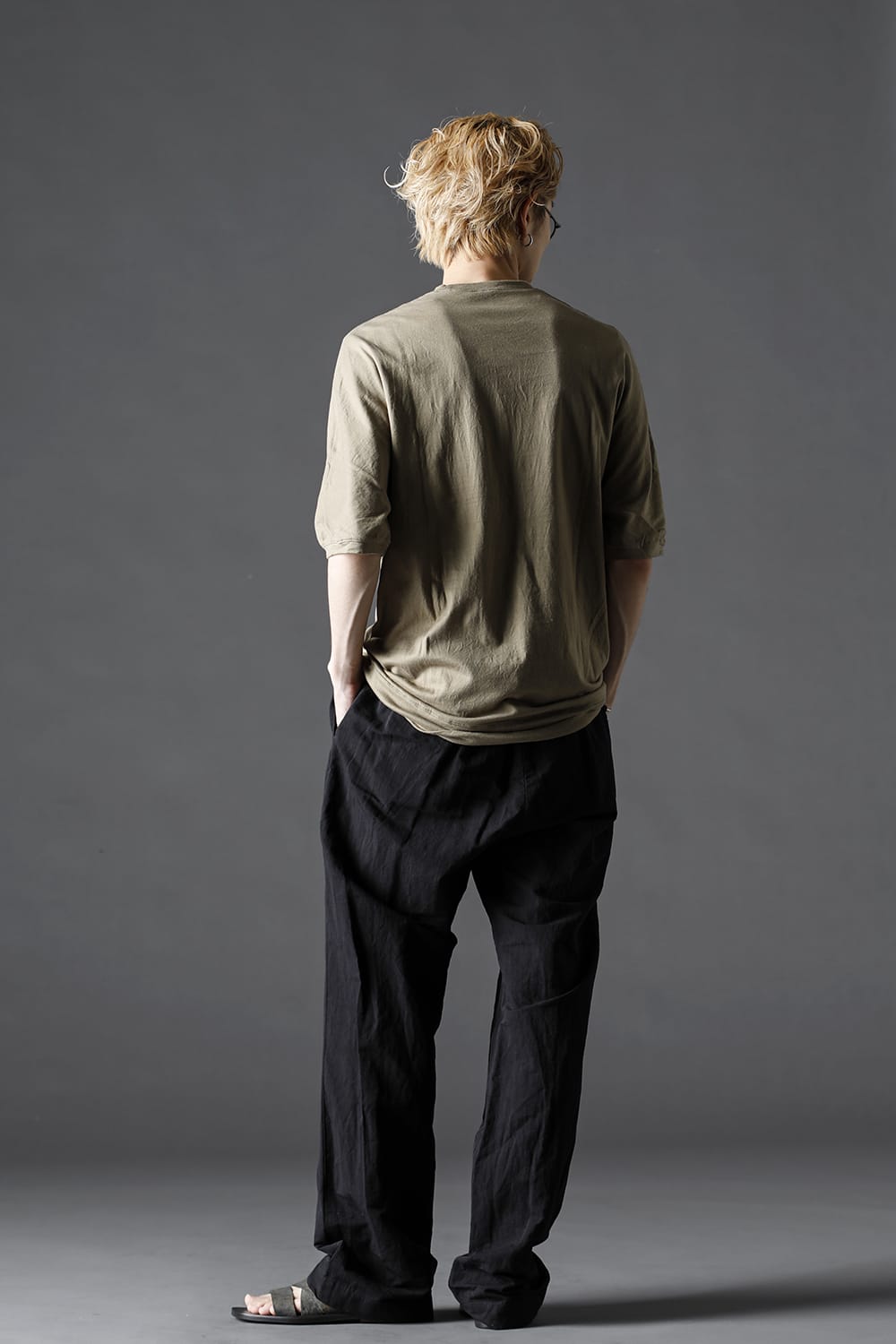 シー アイランド コットン ジャージー ハーフスリーブ ドルマン Tシャツ オリーブ カーキ