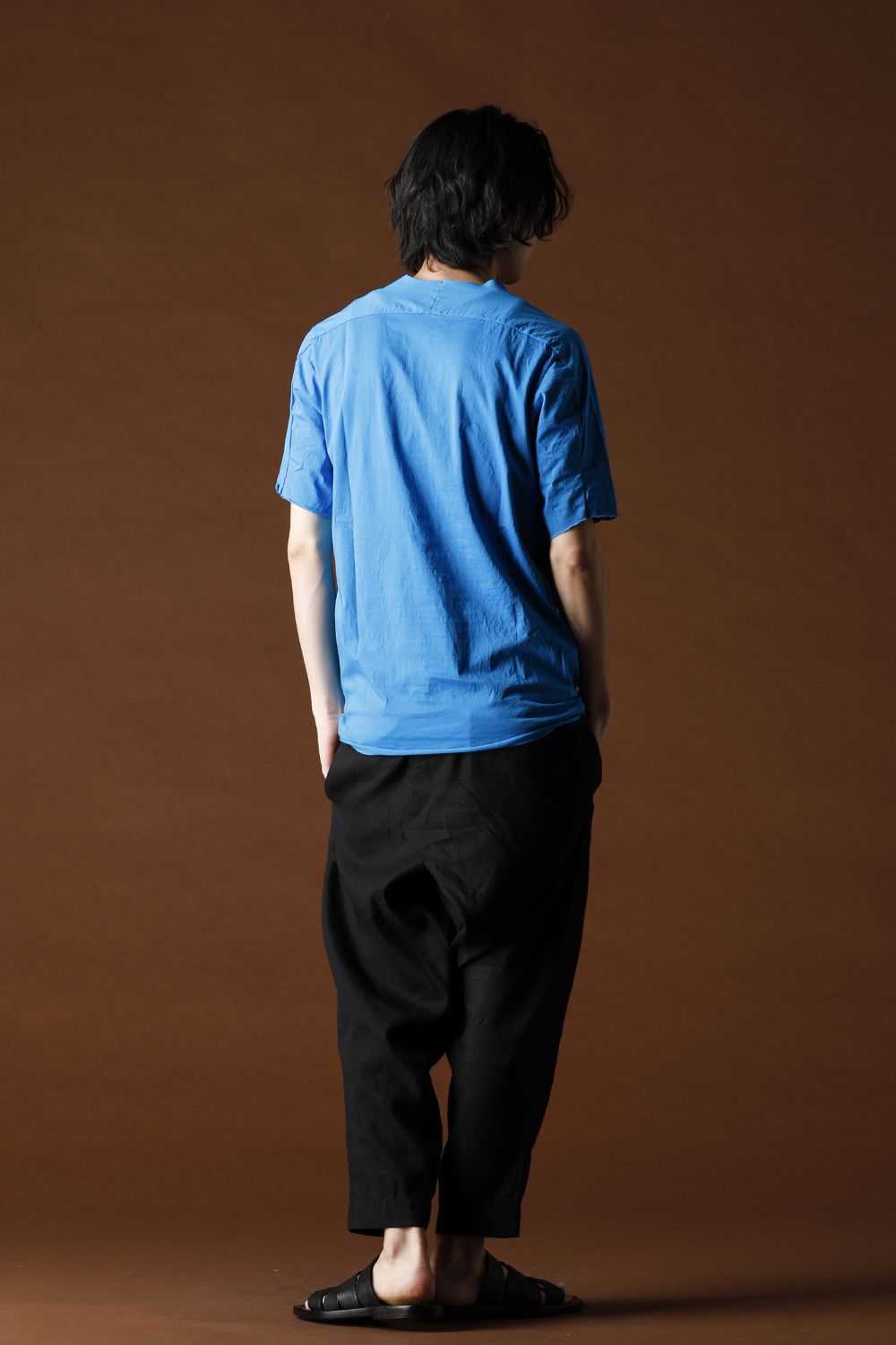 Light Cotton Jersey T-Shirts Blue