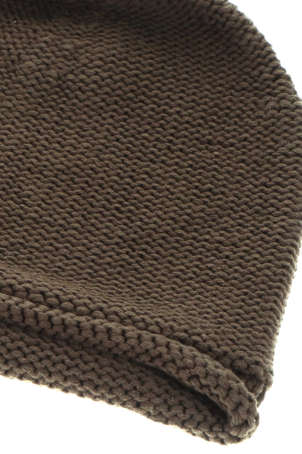 Knit cap Hand made cotton Beige Gray