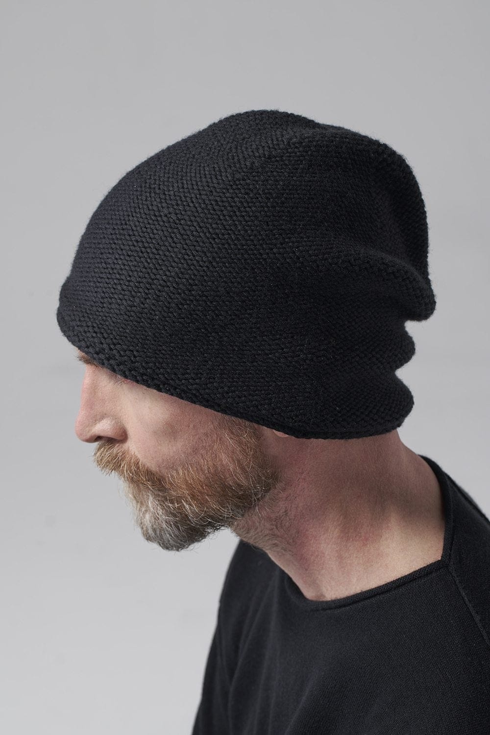 Knit cap Black