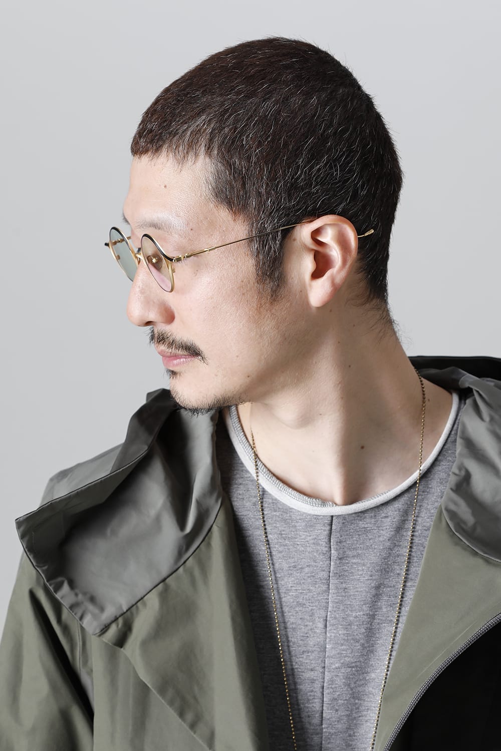 RIGARDS 10th Anniversary collaboration sunglasses GOLD+BLACK / BLACK