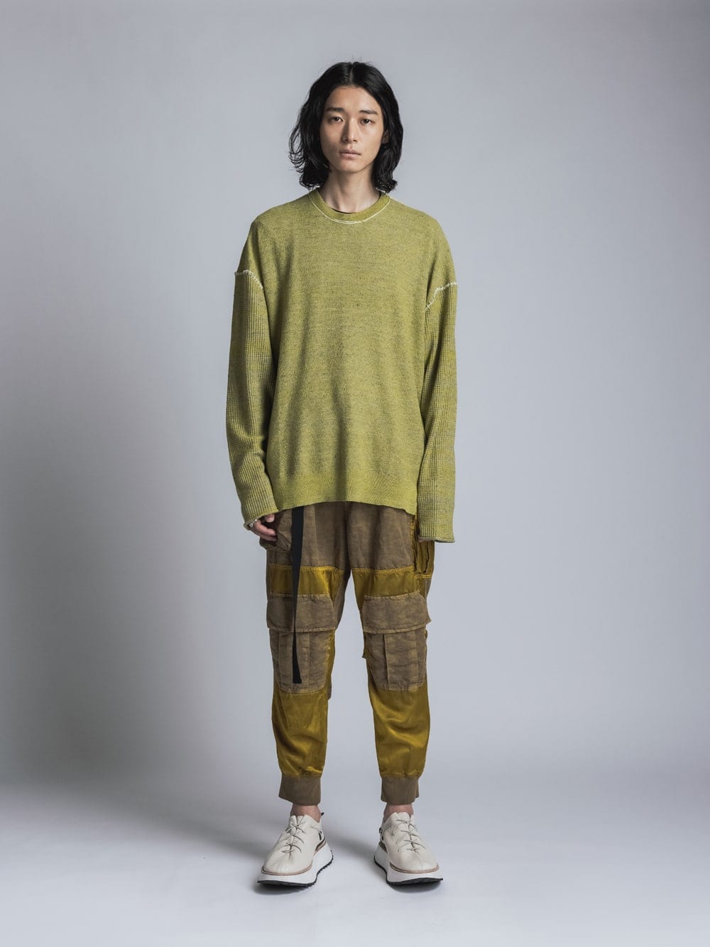 High Gauge Knit Yellow Mix