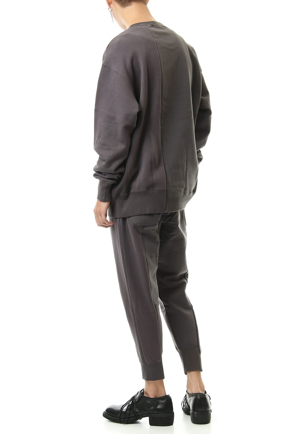 Fleece Lining Combination Pullover - Gray
