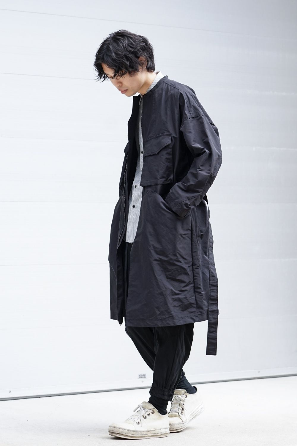 Salt shrinkage Long sleeve shirt