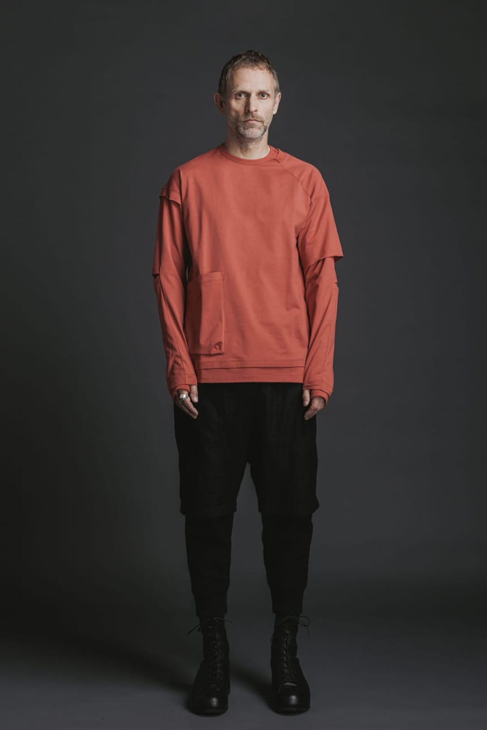 Cotton Asymmetry Layered L/S Vermilion