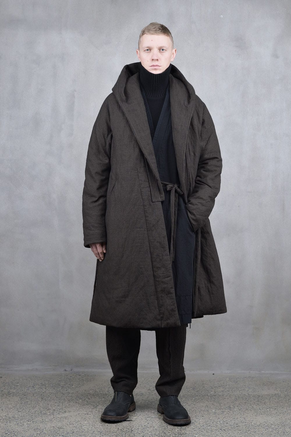 Over Sized Hooded Down Coat